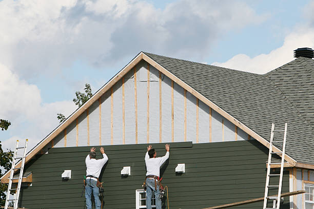 Professional Siding Contractor technician working in Cocolamus, PA